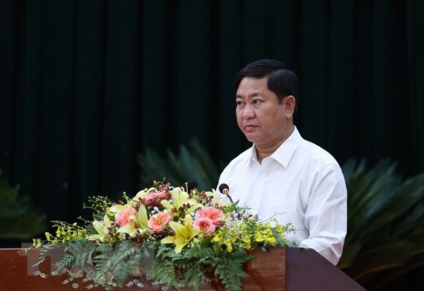 Hình ảnh Thủ tướng làm việc với lãnh đạo chủ chốt tỉnh Ninh Thuận