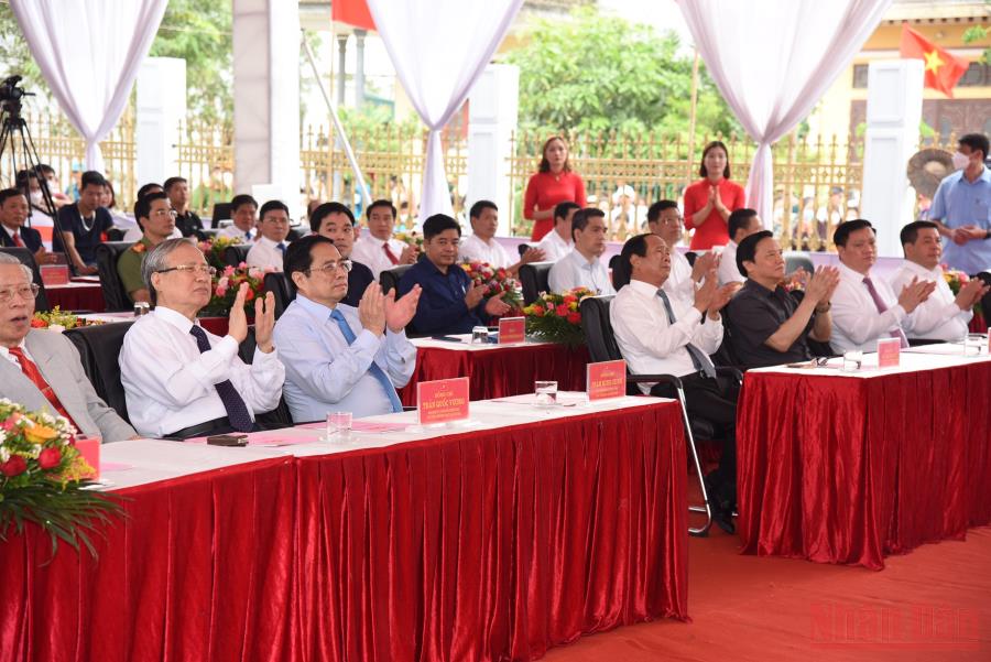 Thủ tướng Phạm Minh Chính thăm và làm việc tại Thái Bình