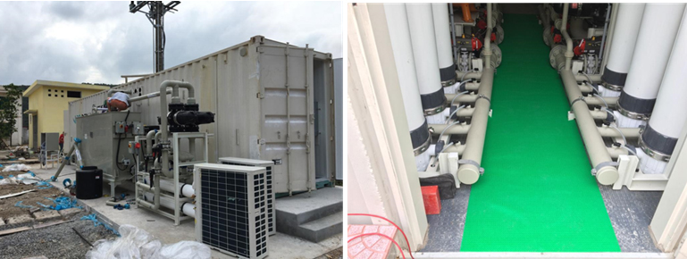Công nghệ xử lý nước biển trong cấp nước an toàn ở đảo Cát Bà