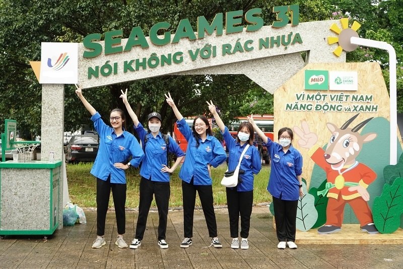 Giảm thiểu rác thải nhựa - Sea Games xanh 2022