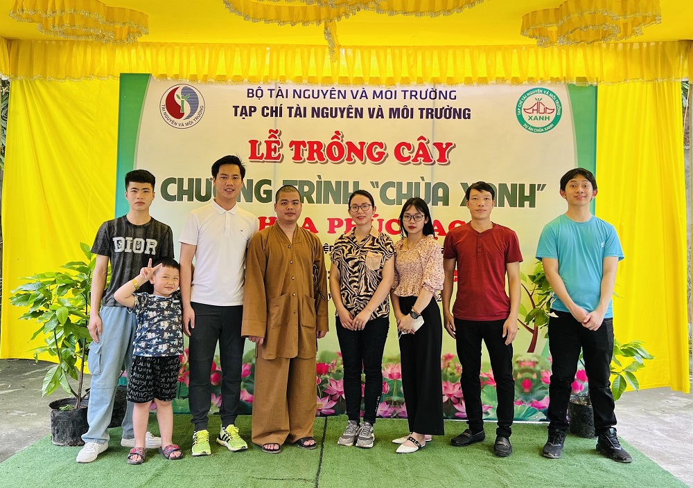 Chương trình Chùa xanh trồng cây tại chùa Phúc Lạc, Hà Nam