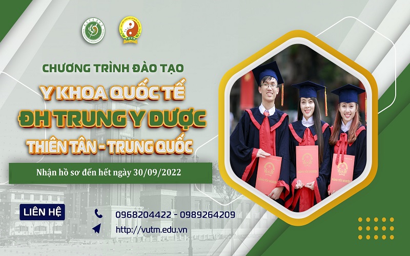 Liên kết Đào tạo giữa Học viện Y-Dược học cổ truyền Việt Nam và Trường Đại học Trung Y Dược Thiên Tân (Trung Quốc) năm 2022: Khắc phục tình trạng thiếu bác sỹ Y học cổ truyền