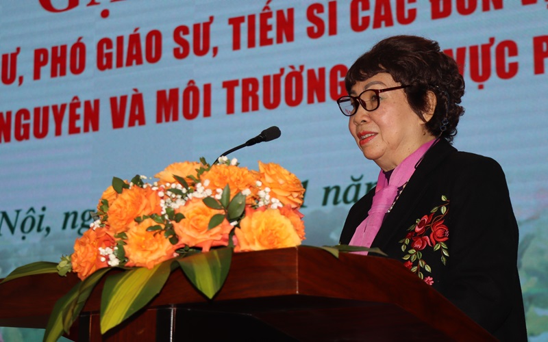 Gặp mặt Giáo sư, Phó Giáo sư, Tiến sĩ ngành Tài nguyên và Môi trường khu vực phía Bắc