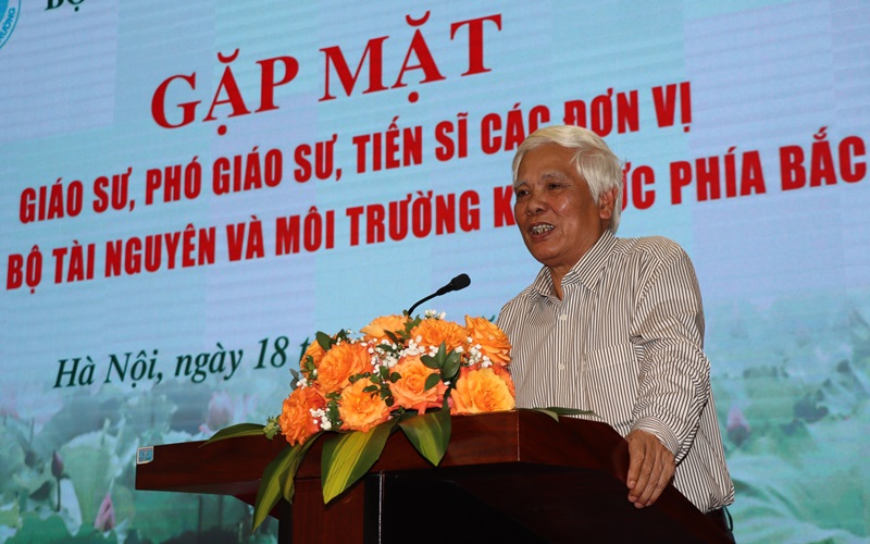 Gặp mặt Giáo sư, Phó Giáo sư, Tiến sĩ ngành Tài nguyên và Môi trường khu vực phía Bắc