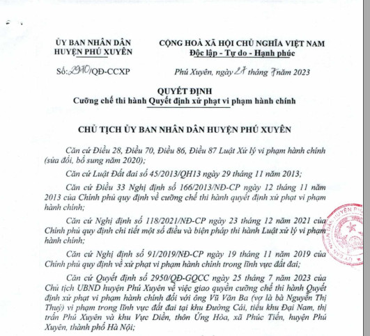 Cưỡng chế công trình 