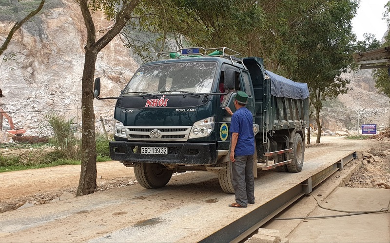 Thanh Hóa: Yêu cầu lắp trạm cân tại các mỏ khai thác khoáng sản