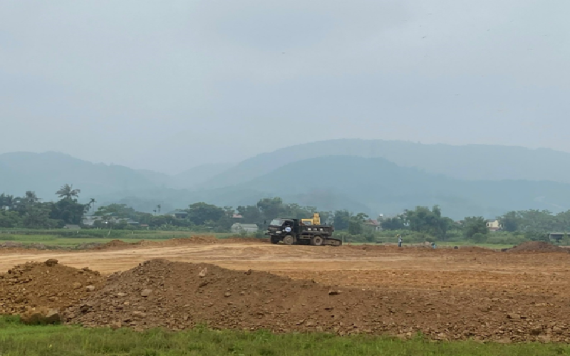 Hòa Bình: Dự án Khu đô thị mới Trung Minh A ồ ạt san lấp khi chưa được giao đất