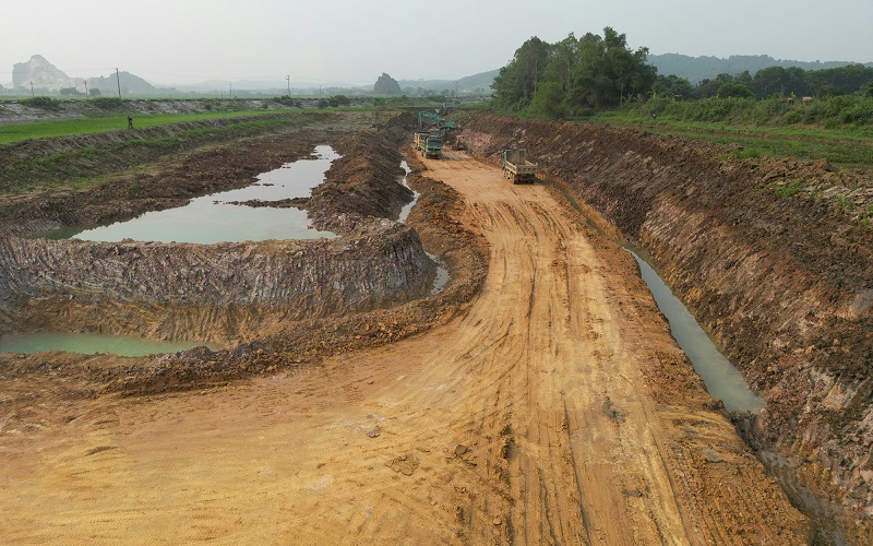 Thanh Hóa: Quá trình thi công Dự án nạo vét sông Hoạt tồn tại nhiều bất cập