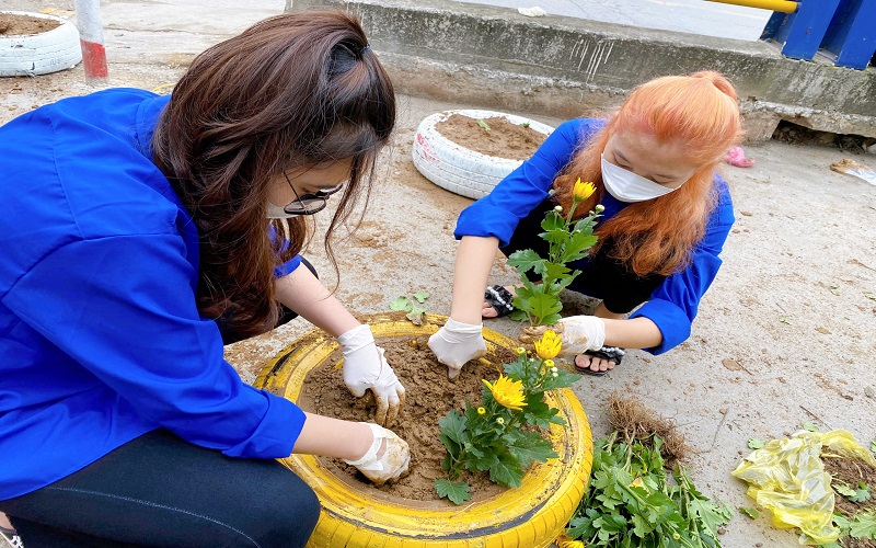 TP. Thanh Hóa: Điểm tập kết rác “hóa” công trình xanh