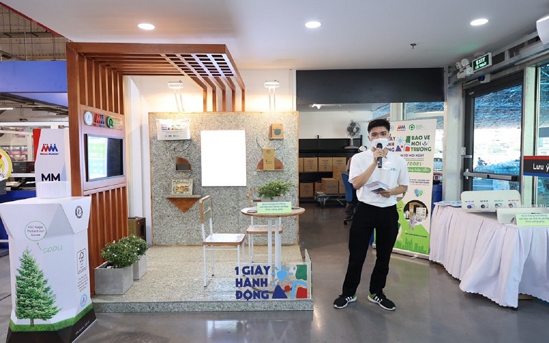 Tái khởi động chương trình thu gom vỏ hộp giấy tại các siêu thị Mega Market ở Hà Nội và TP. Hồ Chí Minh