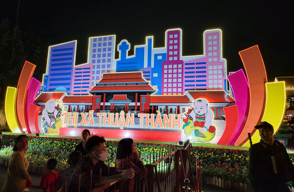 Toàn cảnh Lễ công bố thành lập thị xã Thuận Thành của tỉnh Bắc Ninh