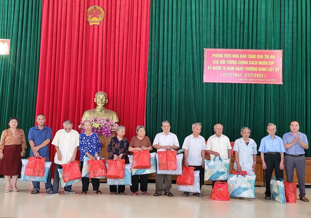 Hoạt động tri ân kỷ niệm ngày Thương binh liệt sĩ 27/7/2022