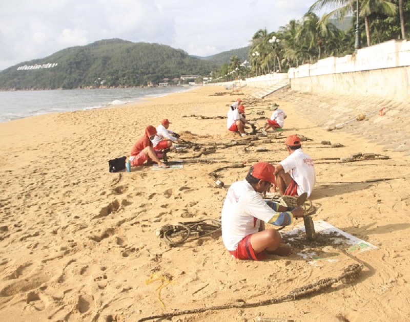 Công ty Môi trường Bình Định: Góp phần đảm bảo an toàn bãi biển Quy Nhơn