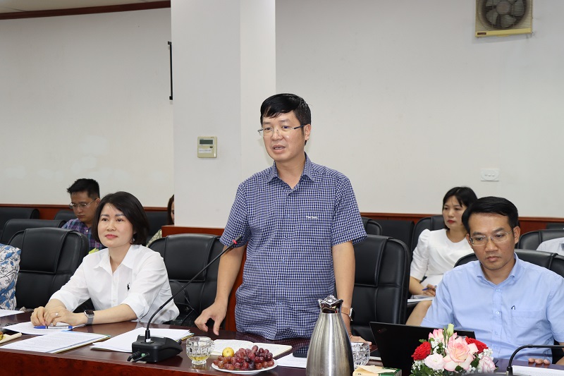 Thứ trưởng Bộ TN&MT Lê Minh Ngân thăm và làm việc với cơ quan truyền thông của Bộ TN&MT