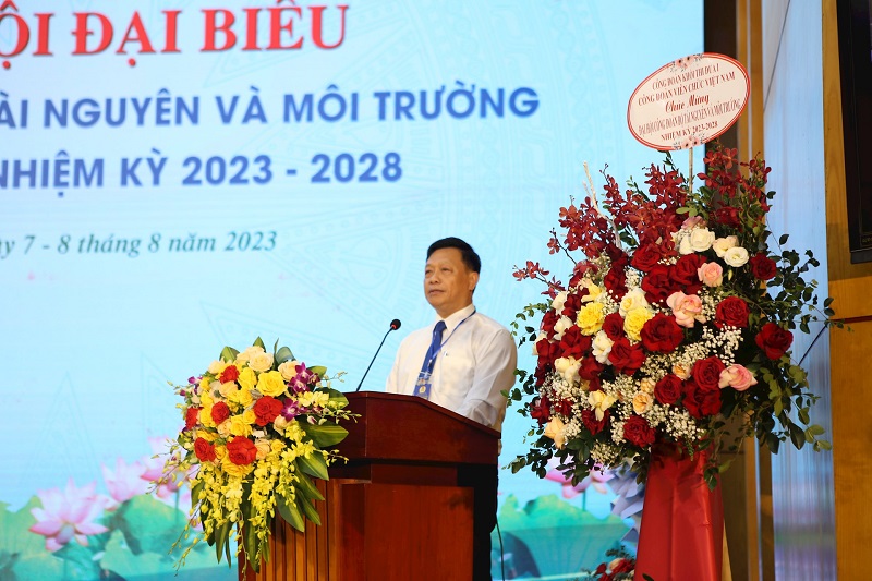 Khai mạc trọng thể Phiên thứ nhất Đại hội Công đoàn Bộ Tài nguyên và Môi trường lần thứ V, nhiệm kỳ 2023-2028