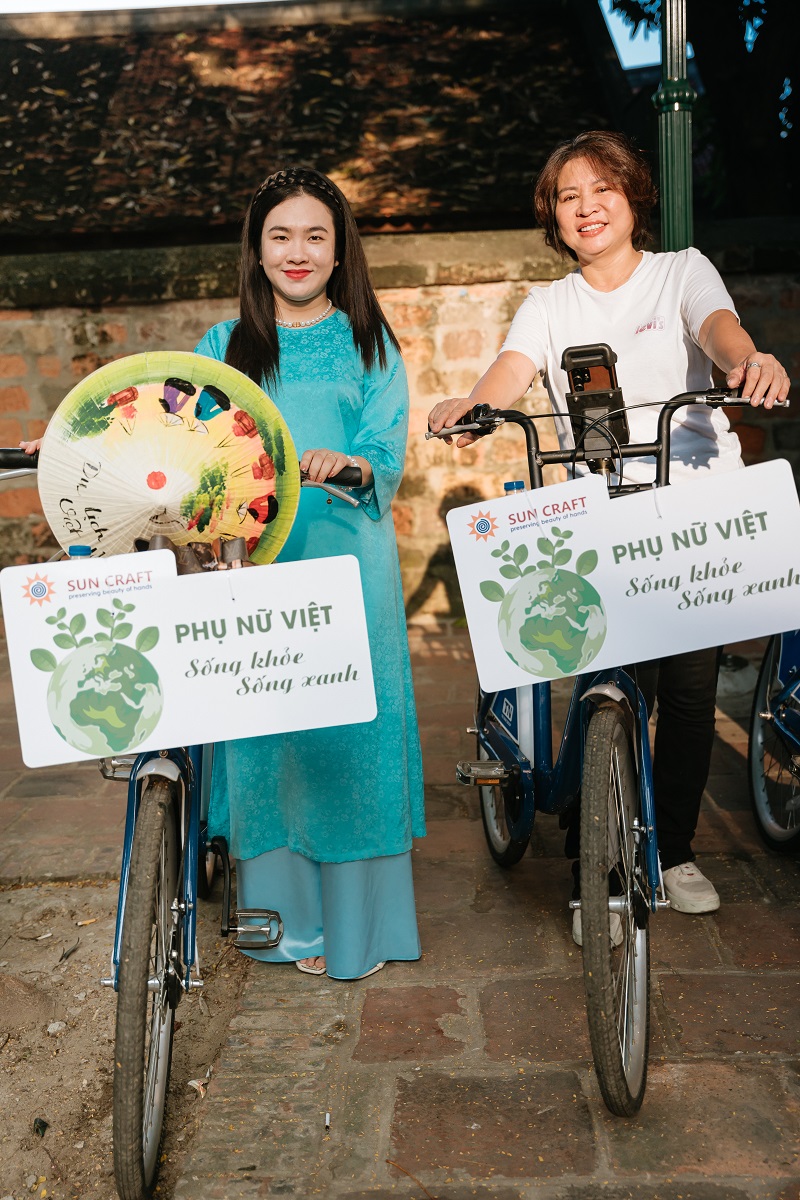 Phụ nữ Việt lan tỏa thông điệp sống khỏe, sống xanh