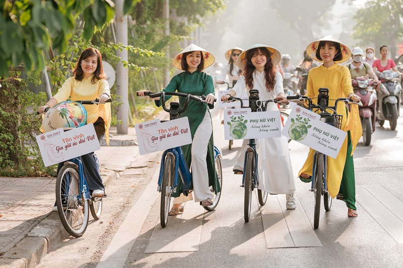 Phụ nữ Việt lan tỏa thông điệp sống khỏe, sống xanh