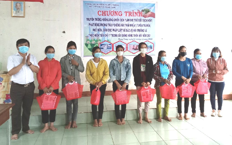 Mang Yang - Gia Lai: Phát động phong trào chống rác thải nhựa