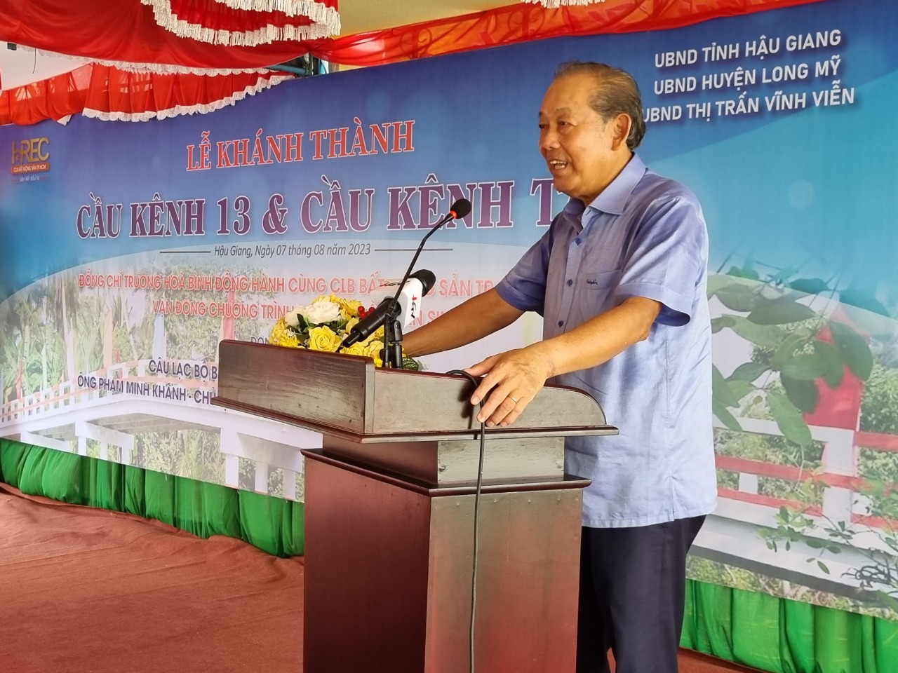 Tỉnh Hậu Giang: Khánh thành 2 cây cầu dân sinh tại huyện Long Mỹ