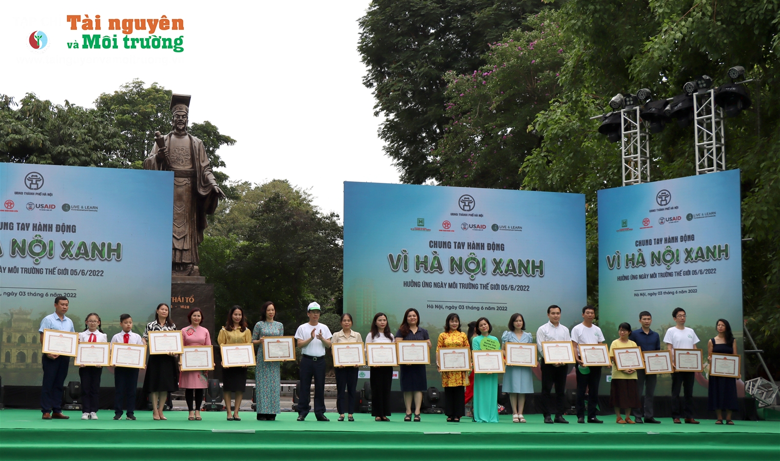 Lễ phát động hưởng ứng Tháng hành động vì môi trường và Ngày Môi trường Thế giới: Chung tay vì một Hà Nội xanh