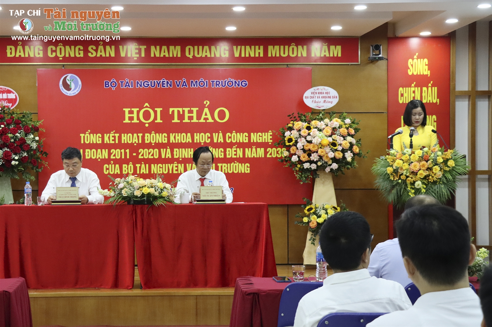 Hội thảo “Tổng kết hoạt động khoa học và công nghệ giai đoạn 2011-2020 và định hướng đến năm 2030 của Bộ Tài nguyên và Môi trường”
