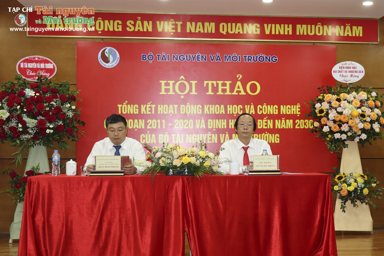 Hội thảo “Tổng kết hoạt động khoa học và công nghệ giai đoạn 2011-2020 và định hướng đến năm 2030 của Bộ Tài nguyên và Môi trường”
