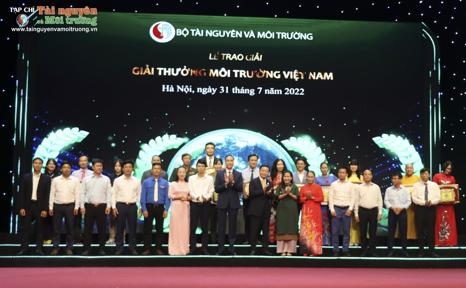 Trao Giải thưởng Môi trường Việt Nam và Giải thưởng Báo chí TN&MT lần thứ VI