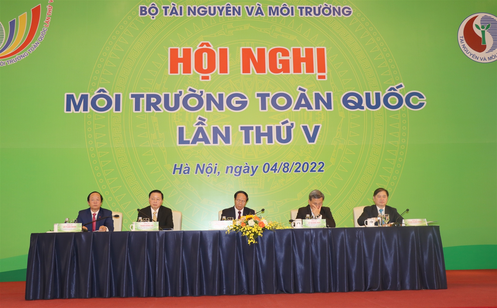 Bài phát biểu của Bộ trưởng Bộ TN&MT Trần Hồng Hà tại phiên toàn thể, hội nghị Môi trường toàn quốc lần thứ V