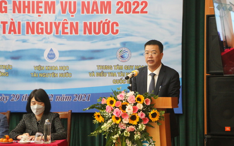 Hội nghị Tổng kết công tác năm 2021, phương hướng nhiệm vụ năm 2022 của Lĩnh vực tài nguyên nước