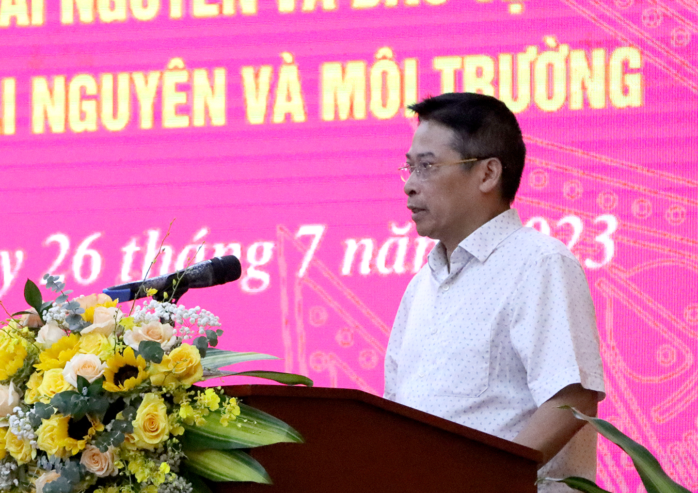 Hội nghị sơ kết công tác 6 tháng đầu năm, triển khai nhiệm vụ trọng tâm 06 tháng cuối năm 2023 ngành TN&MT