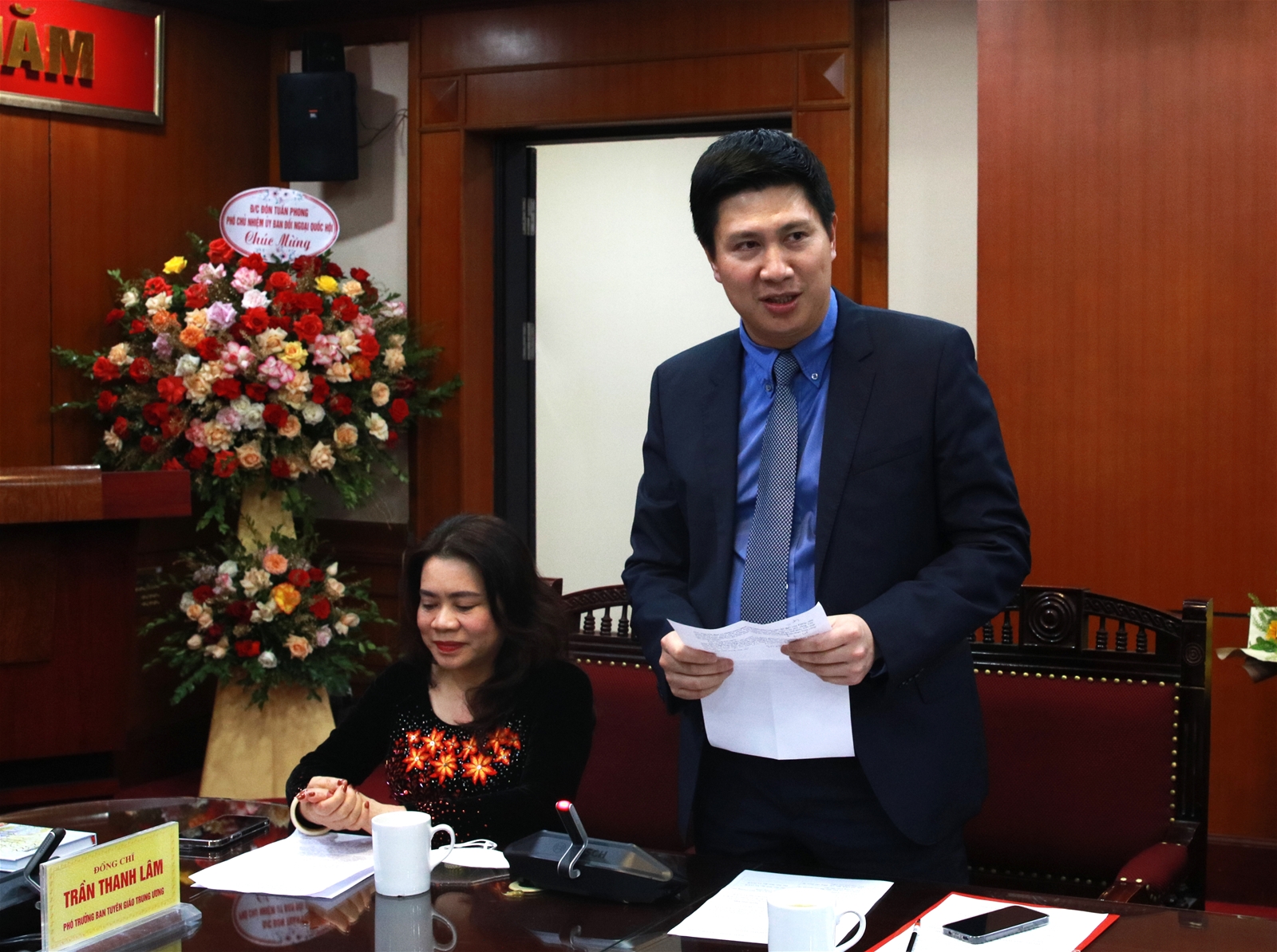 Đồng chí Nguyễn Quế Lâm được bổ nhiệm làm Vụ trưởng Vụ Thông tin đối ngoại và Hợp tác quốc tế