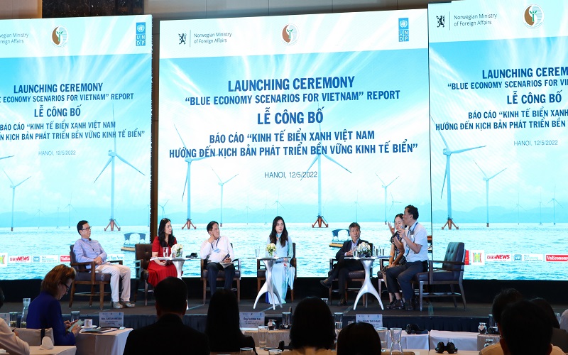 Lễ công bố Báo cáo “Kinh tế biển xanh- Hướng đến kịch bản phát triển bền vững kinh tế biển”