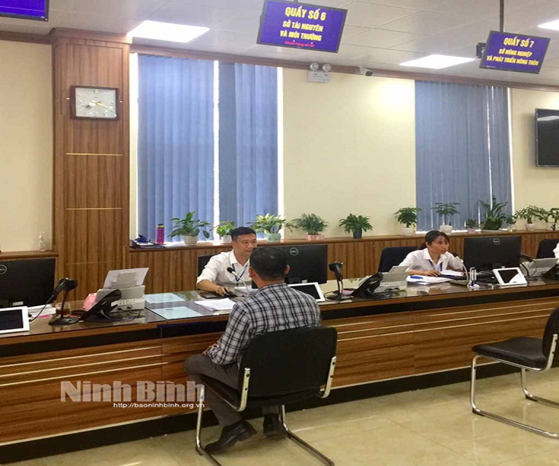 Ninh Bình: Công khai thông tin tiếp nhận, giải quyết thủ tục cấp, cấp đổi GCNQSDĐ