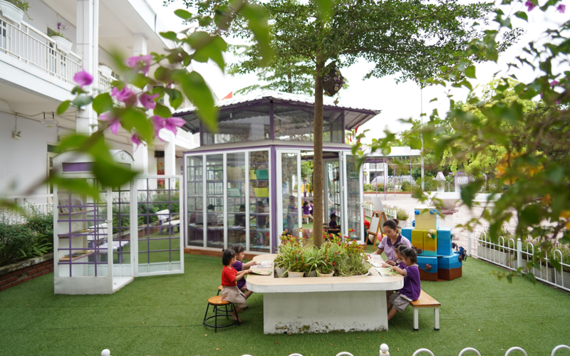 Thư viện xanh gợi mở sáng tạo