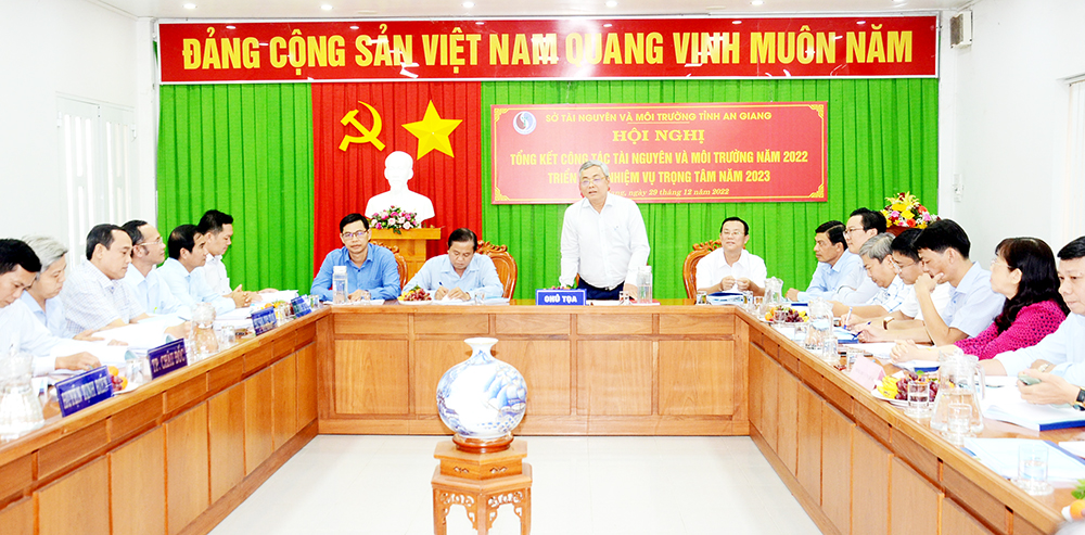 Sở Tài nguyên và Môi trường An Giang triển khai chương trình công tác năm 2023