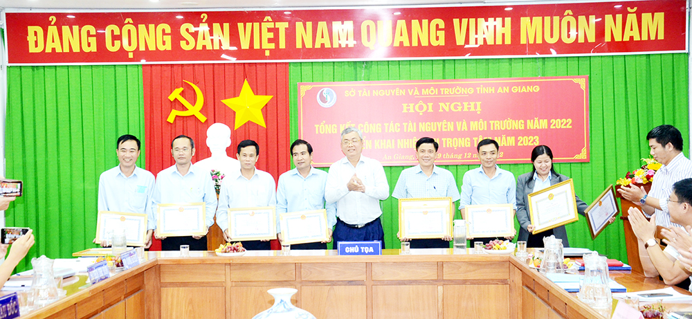 Sở Tài nguyên và Môi trường An Giang triển khai chương trình công tác năm 2023