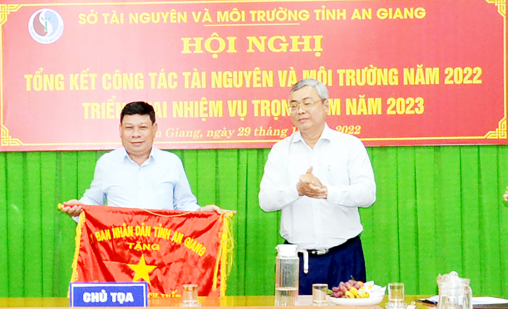 Sở Tài nguyên và Môi trường An Giang triển khai chương trình công tác năm 2023