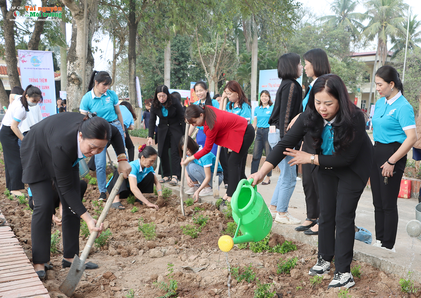 Hội Liên hiệp Phụ nữ Hà Nội tổ chức Phát động Tết trồng cây 