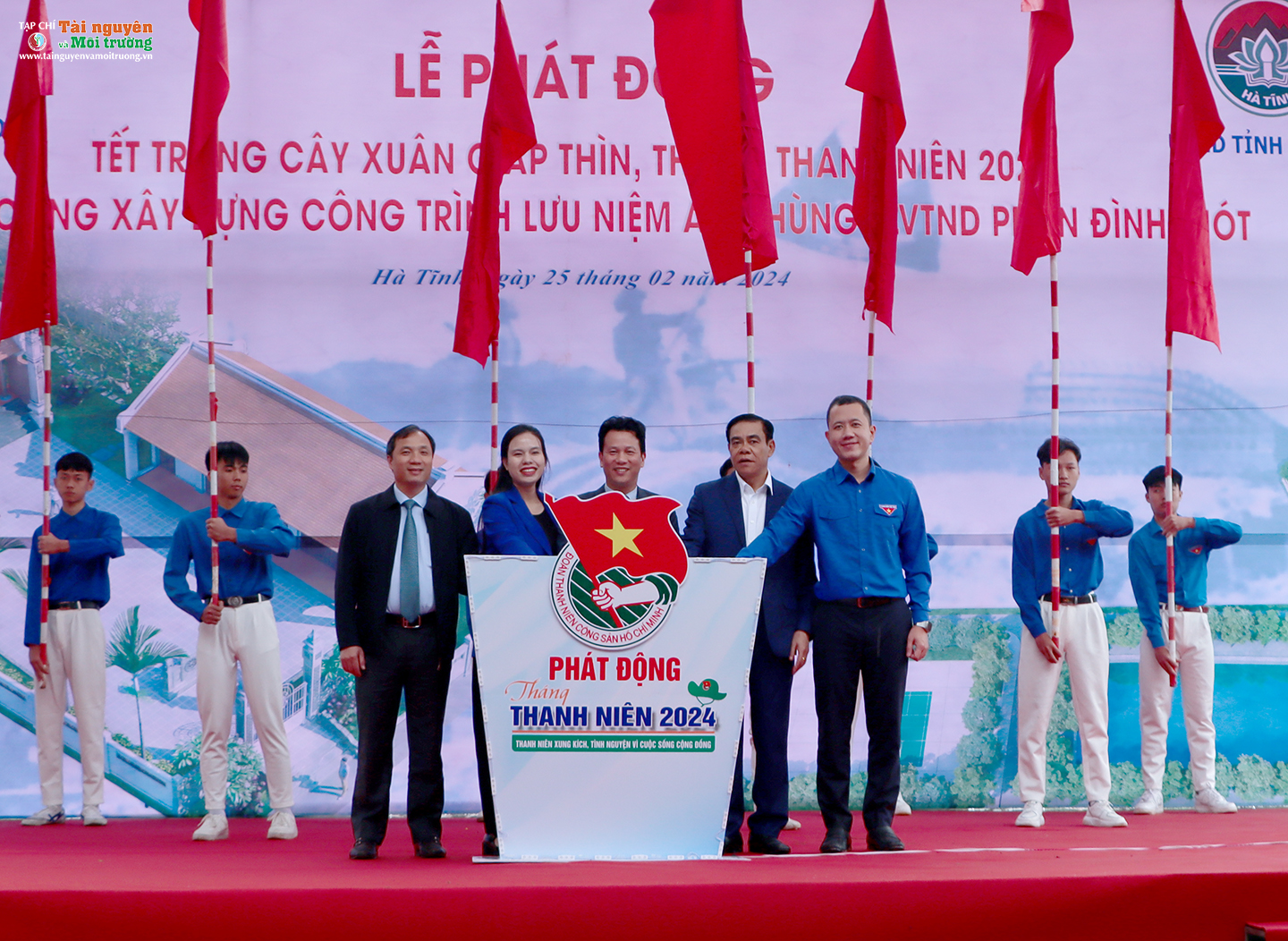 Bộ Tài nguyên và Môi trường tổ chức phát động Tết trồng cây xuân Giáp Thìn và khởi công xây dựng Nhà lưu niệm Anh hùng LLVTND Phan Đình Giót