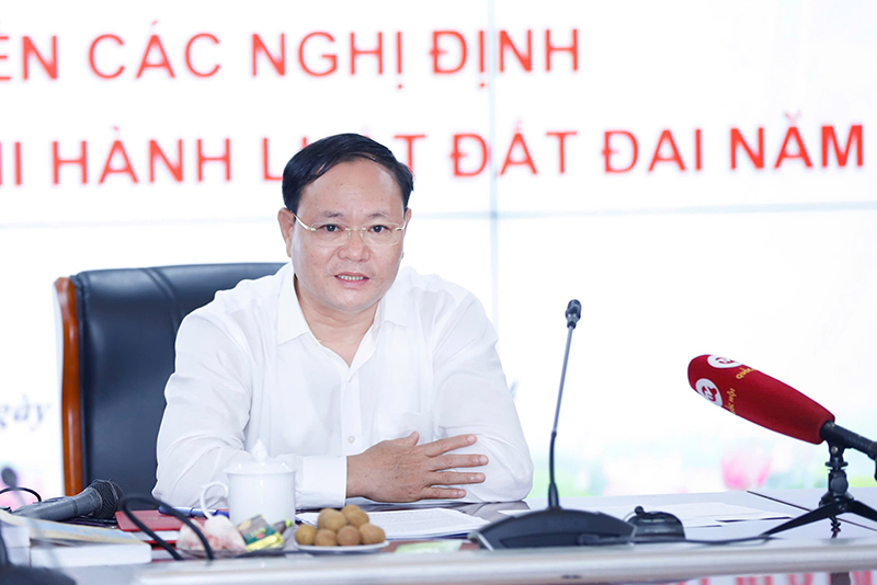 Bộ Tài nguyên và Môi trường họp báo phổ biến các Nghị định quy định chi tiết hướng dẫn thi hành Luật Đất đai 2024