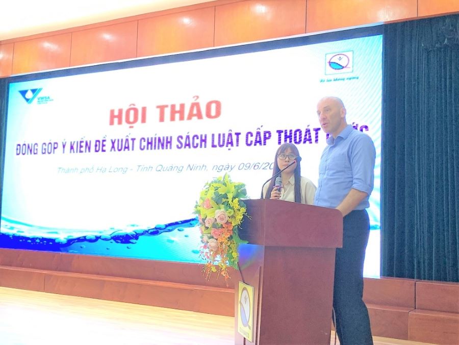 Đóng góp ý kiến về chính sách Luật Cấp thoát nước