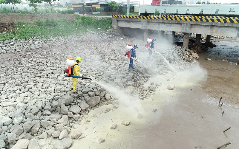 Diễn tập thực binh ứng cứu sự cố tràn dầu và tìm kiếm cứu nạn tại Hải Phòng