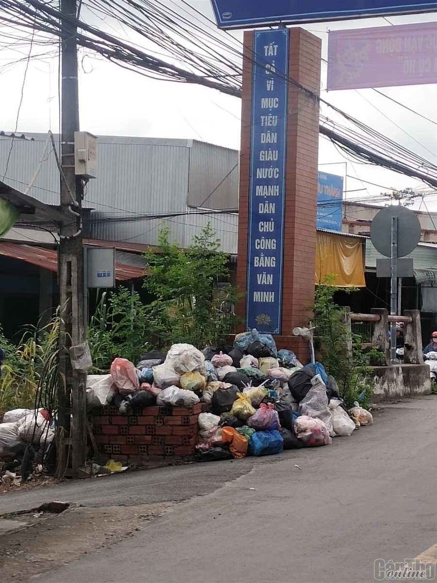 Rác thải gây ô nhiễm môi trường, mất mỹ quan đô thị 