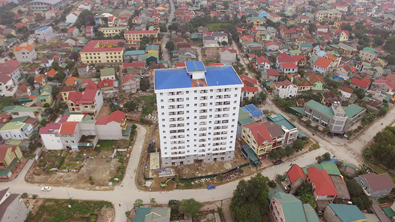 Toàn cảnh dự án chung cư tại TP Vinh của Golden City