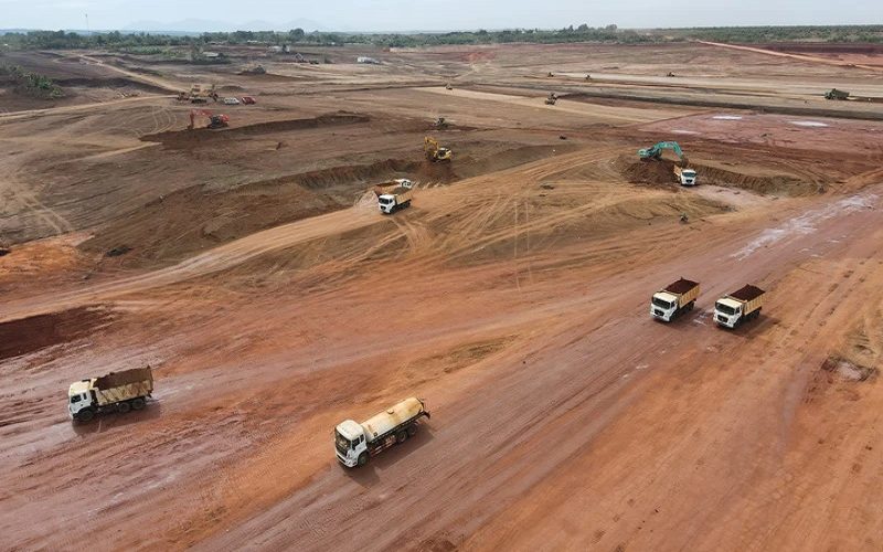 Nhận bàn giao hơn 2.500 ha đất thi công sân bay Long Thành