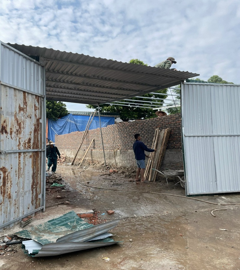 Tây Hồ - Hà Nội: Nhiều công trình xây dựng có dấu hiệu không phép trên đất công tại phường Yên Phụ