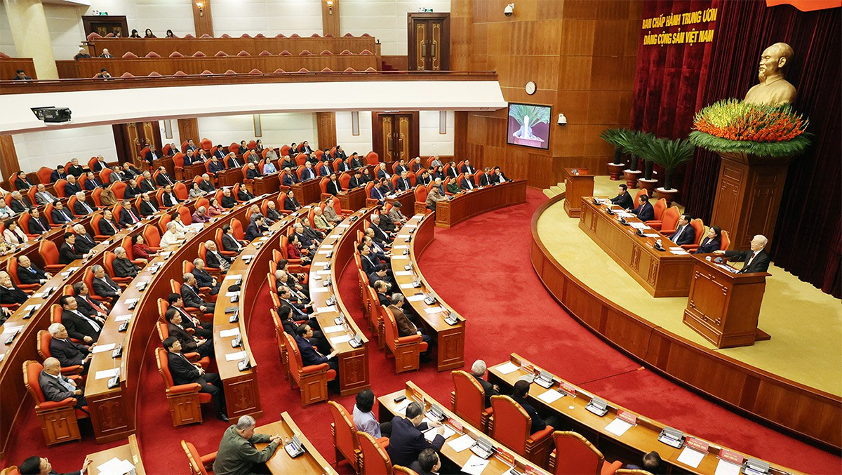 Tổng Bí thư Nguyễn Phú Trọng gặp mặt các nguyên lãnh đạo Đảng, Nhà nước, Mặt trận Tổ quốc Việt Nam nhân dịp đầu Xuân Quý Mão