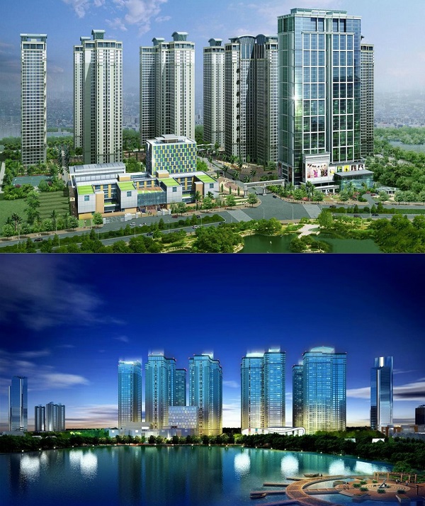 Phối cảnh Goldmark City được chủ đầu tư đưa ra khi làm việc với khách hàng