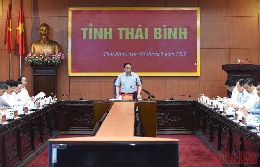 Thủ tướng Phạm Minh Chính thăm và làm việc tại Thái Bình