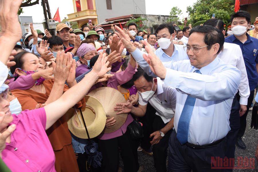 Thủ tướng Phạm Minh Chính thăm và làm việc tại Thái Bình